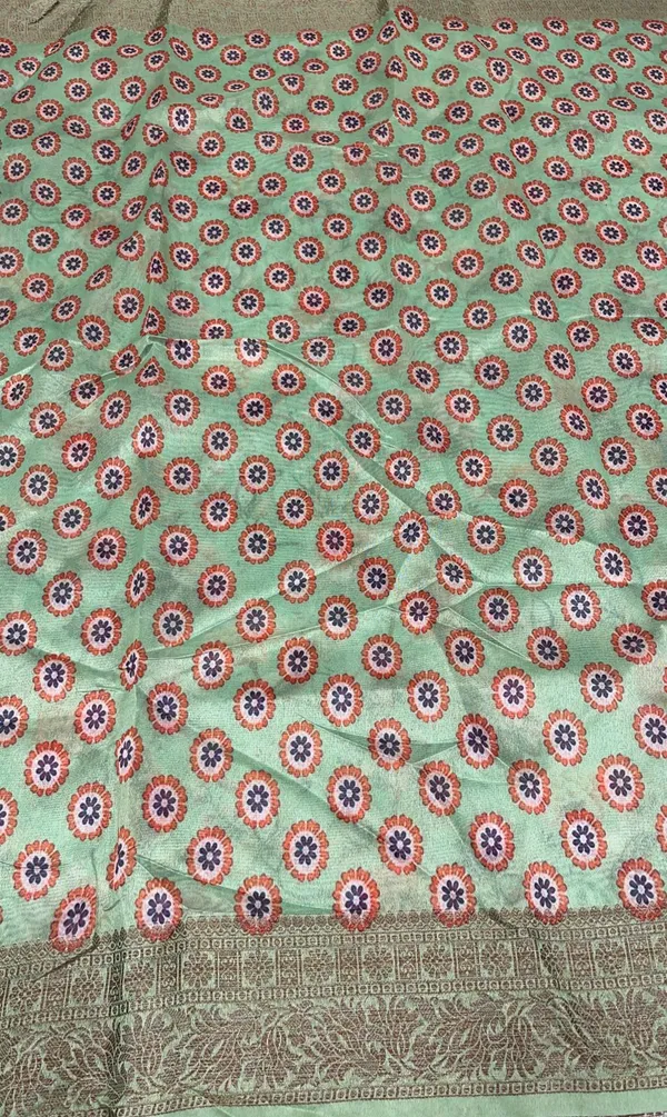 Humairah_Presents_Pista_Green_Warm_Silk_Floral_Digital_Print_Copper_Zari_Border_Banarasi_Saree_with_Floral_Print_Booti_Pista_Green_Blouse