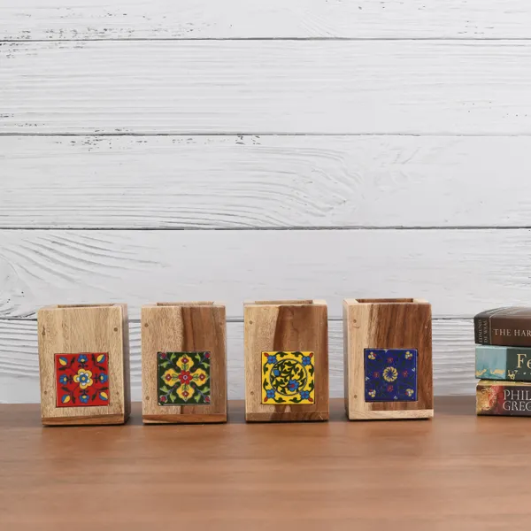 Multicolor_Natural_Wood_With_Ceramic_Tile_Pen_Stand,_Pencil_Holder_For_Office_Table_Decorationsize