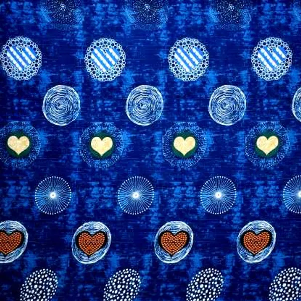 250TC_Microfiber_Supersoft_Cotton_Flat_Bedsheet_Set_of_1_Single_Flat_Bedsheet_with_1_Pillow_Cover,_60x90_Inches,_Blue_Hearts