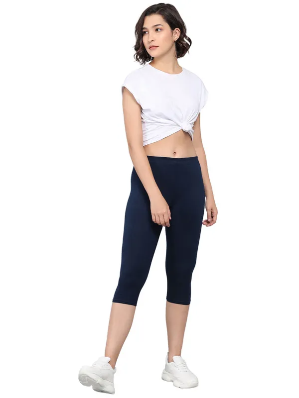 Navy_Blue_Capri__Comfortable,_Stylish_And_Trendy_Casual_Wear