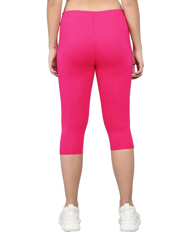 Rani_Pink_Capri__Comfortable,_Stylish_And_Trendy_Casual_Wear