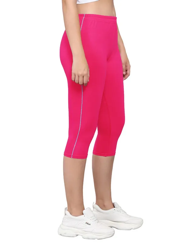 Rani_Pink_Capri__Comfortable,_Stylish_And_Trendy_Casual_Wear