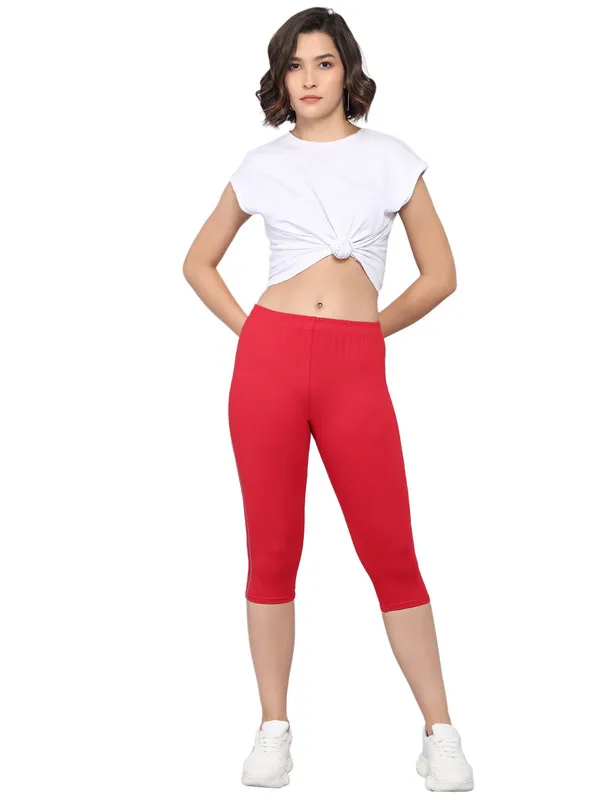 Red_Capri__Comfortable,_Stylish_And_Trendy_Casual_Wear