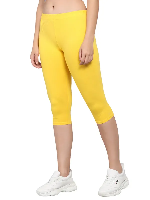 Yellow_Capri__Comfortable,_Stylish_And_Trendy_Casual_Wear