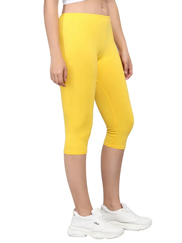 Yellow_Capri__Comfortable,_Stylish_And_Trendy_Casual_Wear