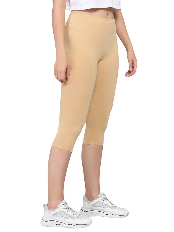 Beige_Capri__Comfortable,_Stylish_And_Trendy_Casual_Wear