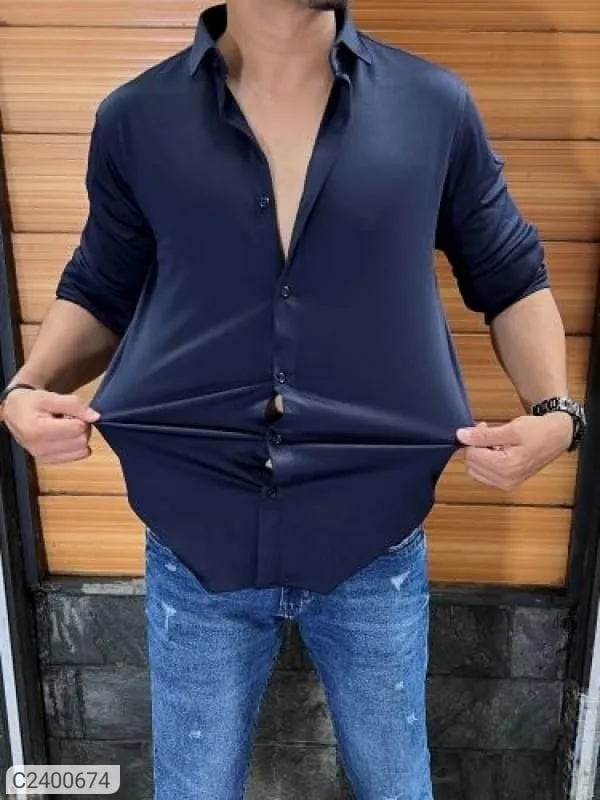 Full_Sleeve_Lycra_Casual_Shirt_For_Men