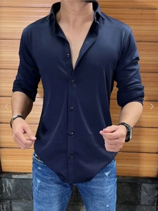 Full_Sleeve_Lycra_Casual_Shirt_For_Men