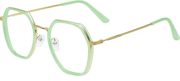 Green_Full_Rim_Square_Frame_(54_Mm)_-_For_Unisex