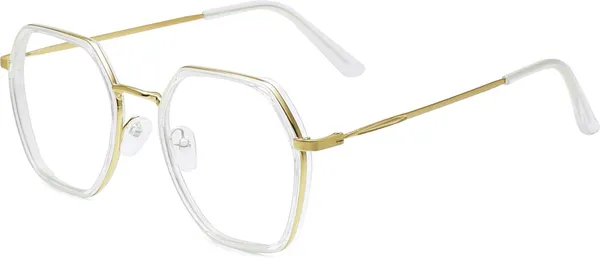 Transparent_Full_Rim_Square_Frame_(54_Mm)_-_For_Unisex