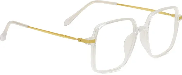 Transparent_Full_Rim_Square_Frame_(54_Mm)_-_For_Unisex
