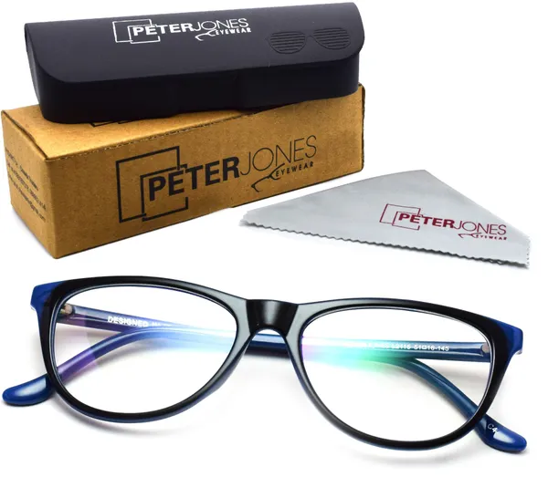 Black,Blue_Full_Rim_Cat-Eyed_Frame_(48_Mm)_-_For_Unisex