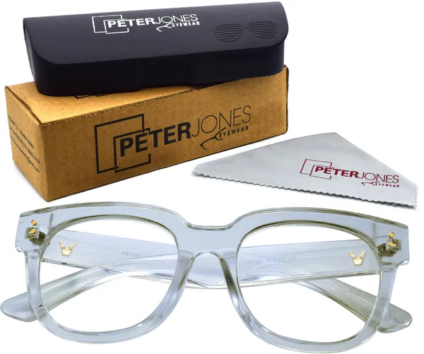 Grey,Transparent_Full_Rim_Wayfarer_Frame_(52_Mm)_-_For_Unisex