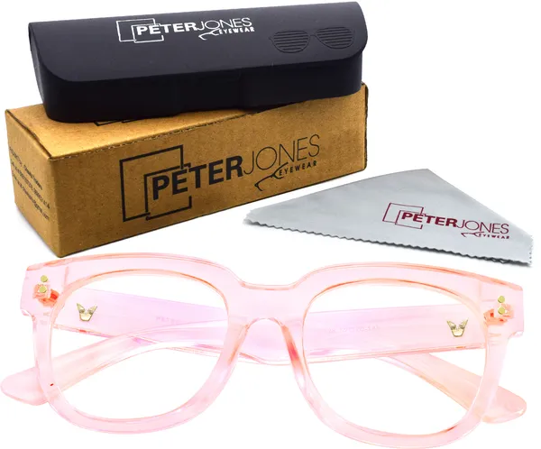 Pink,Transparent_Full_Rim_Wayfarer_Frame_(52_Mm)_-_For_Men