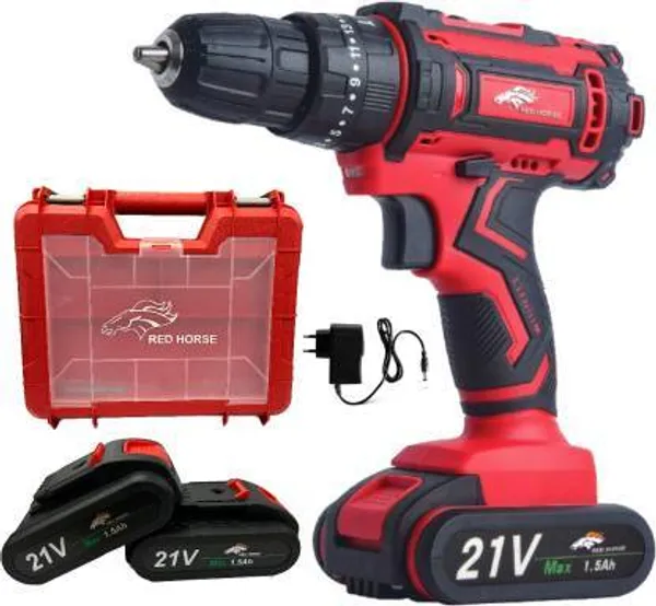 21_V_Cordless_Drill/Screwdriver_Machine_With_Kit_Heavy_Duty_(_Double_Battery_)_Cordless_Drill_(13_Mm_Chuck_Size)