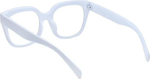 White_Full_Rim_Square_Frame_(57_Mm)_-_For_Unisex