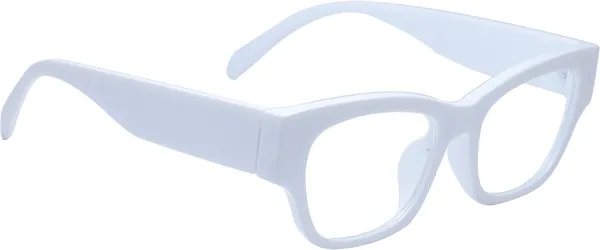 White_Full_Rim_Cat-Eyed_Frame_(56_Mm)_-_For_Unisex