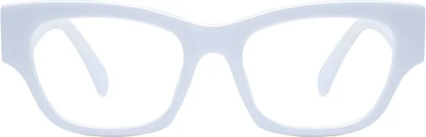 White_Full_Rim_Cat-Eyed_Frame_(56_Mm)_-_For_Unisex