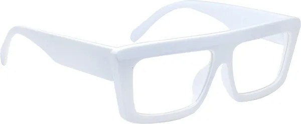 White_Full_Rim_Square_Frame_(54_Mm)_-_For_Unisex