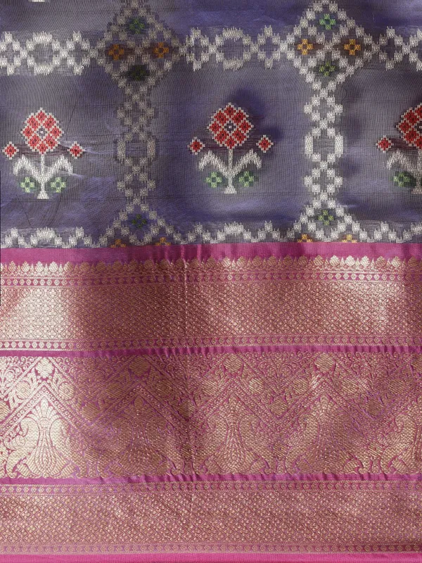 Blue_Art_Silk_Banarasi_Sarees_For_Women