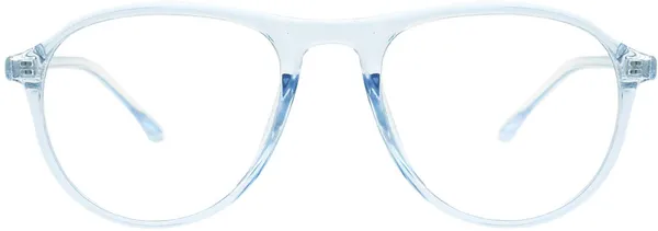 Blue,Transparent_Full_Rim_Aviator_Frame_(51_Mm)_-_For_Unisex