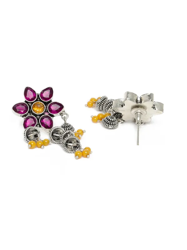 Multicoloured_Floral_Drop_Earrings
