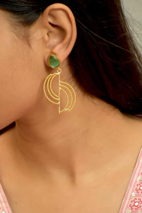 Mint_green_unique_style_earrings