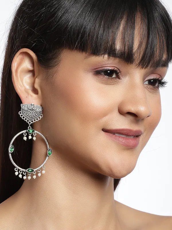 Silver-Toned_Silver_Plated_Circular_Hoop_Earrings