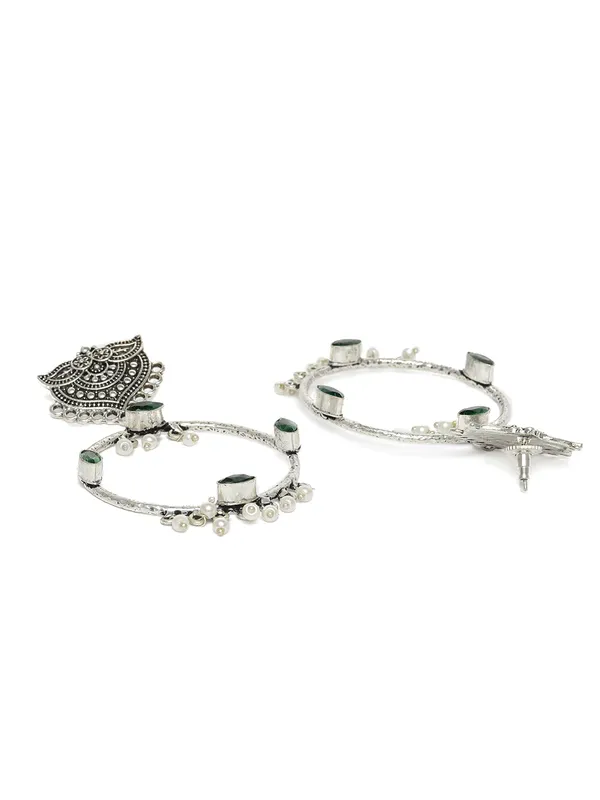 Silver-Toned_Silver_Plated_Circular_Hoop_Earrings