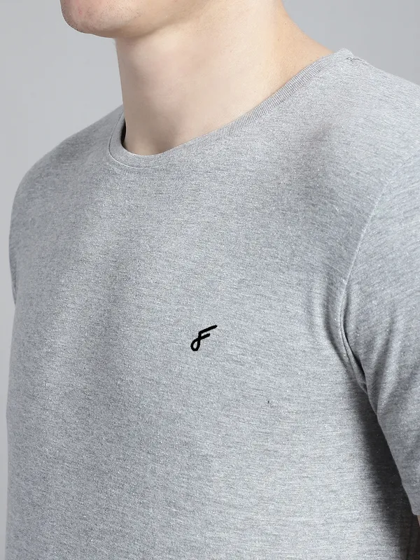 Grey_Cotton_Round_Neck_Short_Sleeves_T-Shirt_For_Men