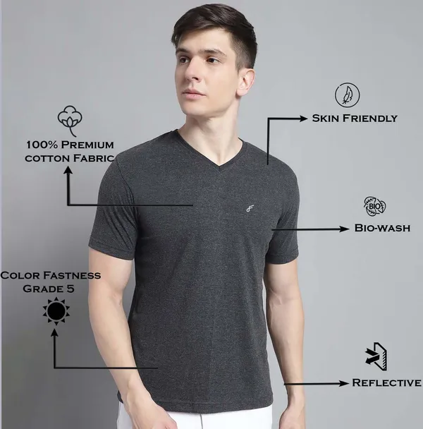 Grey_Cotton_V-Neck_Short_Sleeves_T-Shirt_For_Men