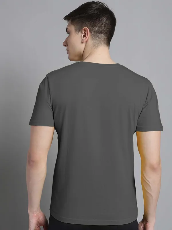 Grey_Cotton_V-Neck_Short_Sleeves_T-Shirt_For_Men