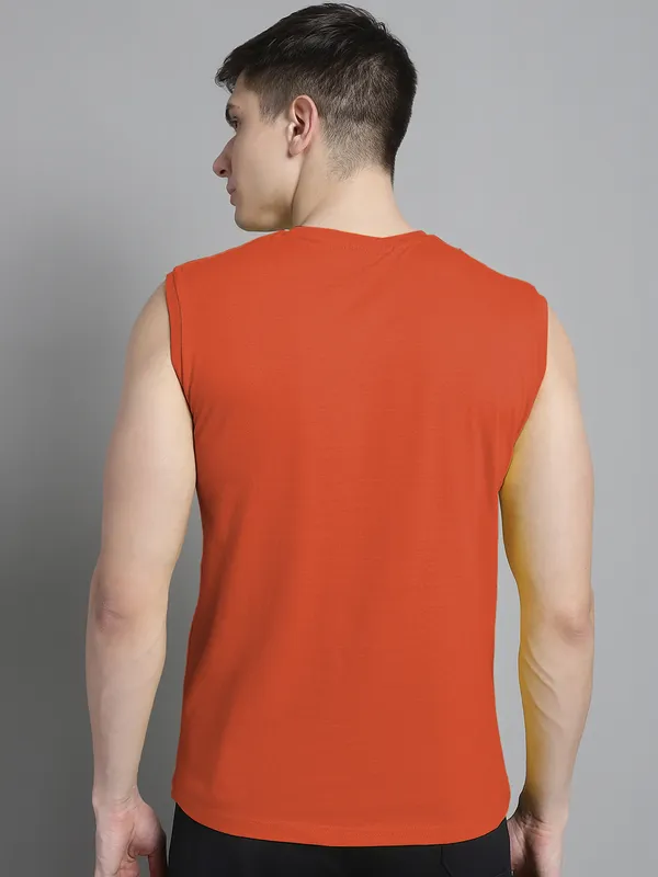 Orange_Cotton_Round_Neck_Sleeveless_T-Shirt_For_Men