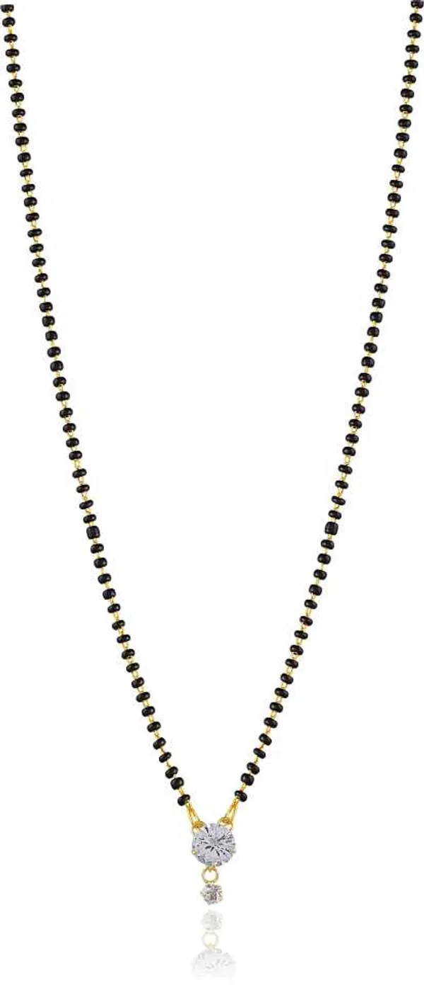 Combo_Of_2_Pcs_Ethnic_Traditional_One_Gram_Gold_Glorious_Maharashtrian_Style_Long_Chain_Black_Beads_30_Inch_And_18_Inch_Short