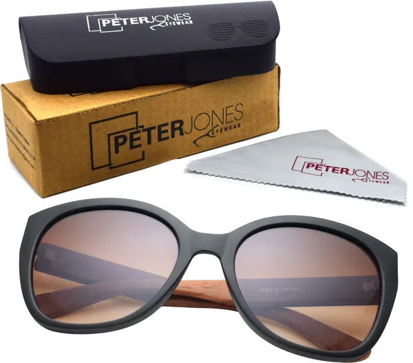 Black,Brown_Retro_Square_Sunglasses_-_For_Unisex