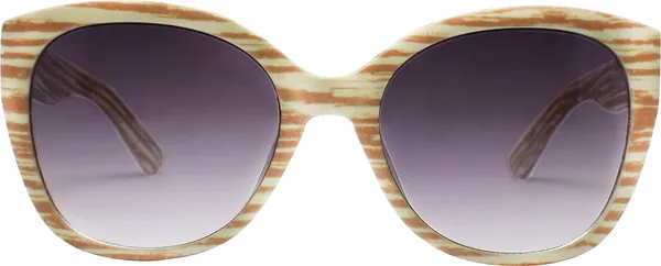 Beige_Retro_Square_Sunglasses_-_For_Unisex