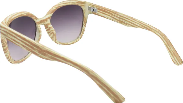 Beige_Retro_Square_Sunglasses_-_For_Unisex
