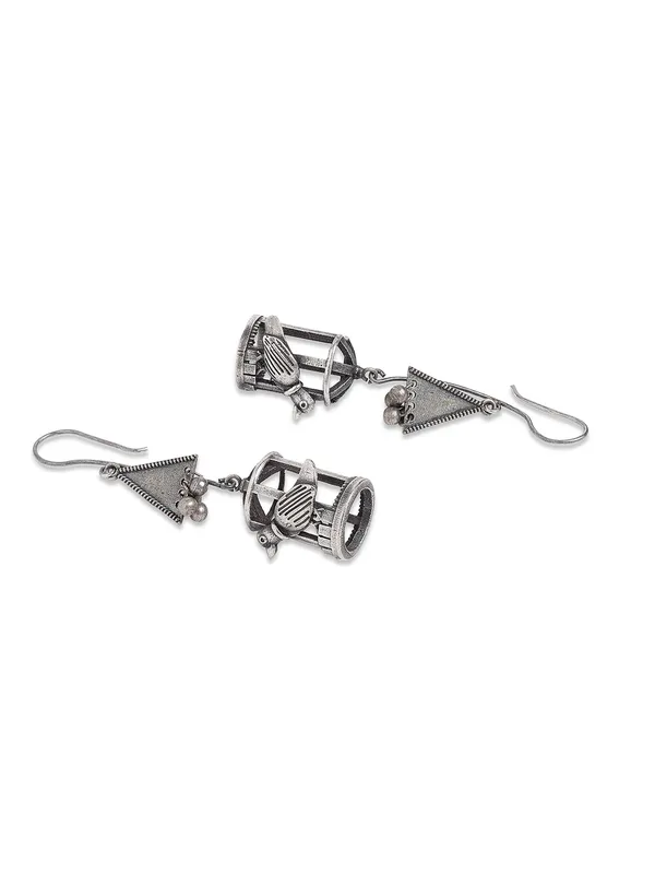 German_silver_Drop_earring