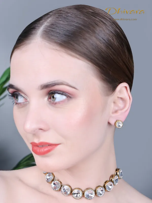 White_Alloy_Copper_Jewellery_Set_For_Women