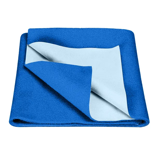 _Waterproof_Bed_Protector,_Anti-Piling_Fleece_Extra_Absorbent_Quick_Dry_Sheet,_Baby_Bed_Protector,_Medium_Size(70_X_100_CM),_Pack_of_1_-ROYAL_BLUE