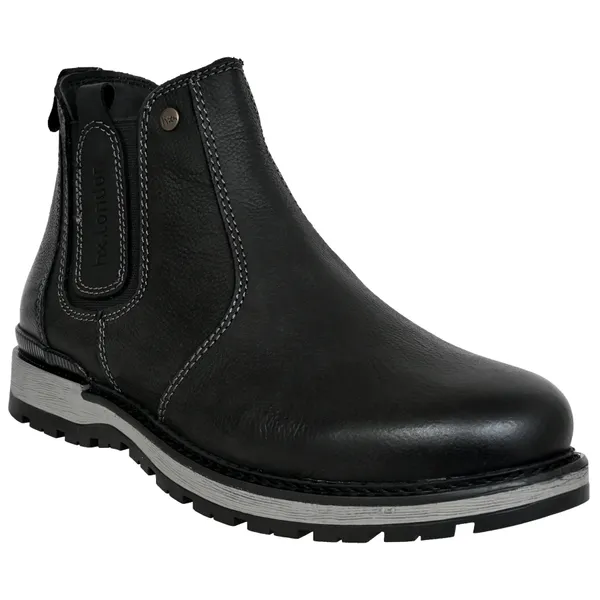 Black_Leather_Round_Toe_Mid_Top_Chelsea_Boots