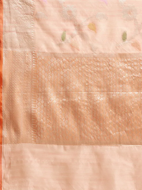Pink_Mulberry_Silk/Silk_Blend_Banarasi_Sarees_For_Women
