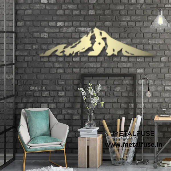 Metal_Wall_Art_for_Home_Decoration__|_Mount_Hood__|_Gold