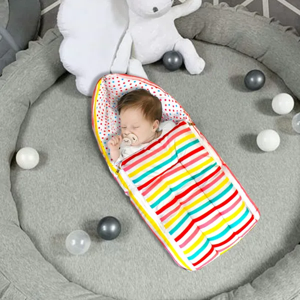 Mite_Baby_Feeding_Pillow_Bedding_Set_with_Mosquito_net_and_Sleeping_Bag_Combo_(Stripes)
