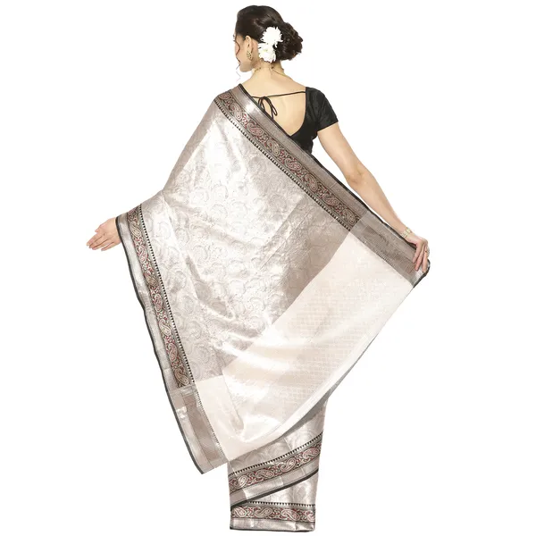 Silver_Kanchi_Silk_Banarasi_Sarees_For_Women