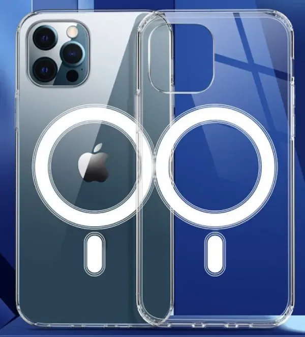 Iphone-11(6.1_Transparent_Magsafe_Back___(Mobile_Cover)__Compatible_For_Magsafe_Scratch-Resistant_Back___(Mobile_Cover)