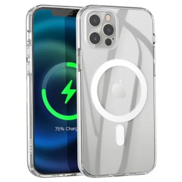 Iphone-11(6.1_Transparent_Magsafe_Back___(Mobile_Cover)__Compatible_For_Magsafe_Scratch-Resistant_Back___(Mobile_Cover)
