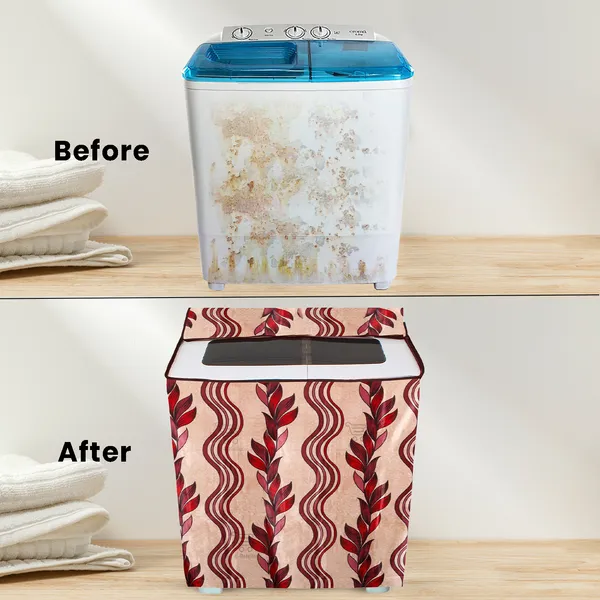 Semi_Automatic_Washing_Machine_Cover_Suitable_For_All_Major_Brands_Upto_8.5_KG_(Material-_Polyester,_Color-Red,_Size-33x22x37_Inches)