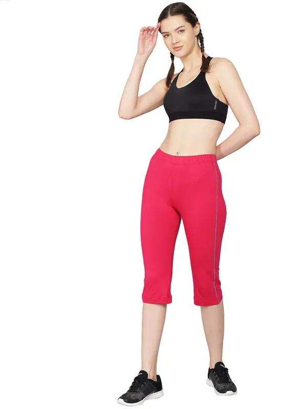 Rani_Pink_Lower_Capri__Comfortable,_Stylish_And_Trendy_Casual_Wear