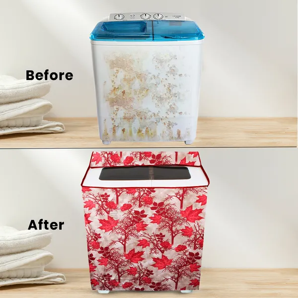 Semi_Automatic_Washing_Machine_Cover_Suitable_For_All_Major_Brands_Upto_8.5_KG_(Material-_Polyester,_Color-Red,_Size-33x22x37_Inches)